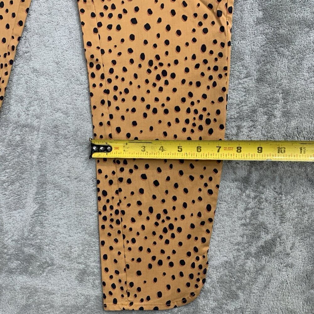 Marine Layer Allison Pants Womens Size XS Cheetah Print Casual Elastic Waist - Picture 4 of 13